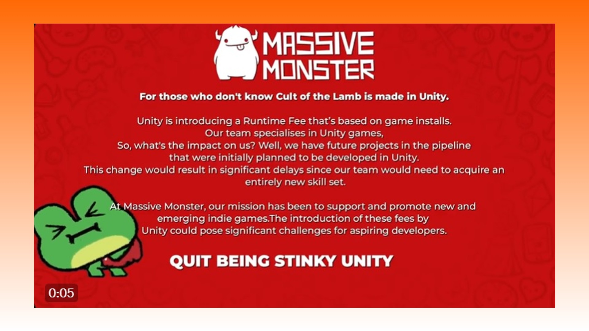 Cult of the Lamb deleted: A statement from Massive Monster, creator of roguelike game Cult of the Lamb